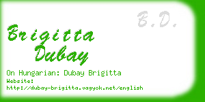 brigitta dubay business card
